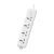 Deli CT703 2 Pin 4 Port 3 Meter Power Strip