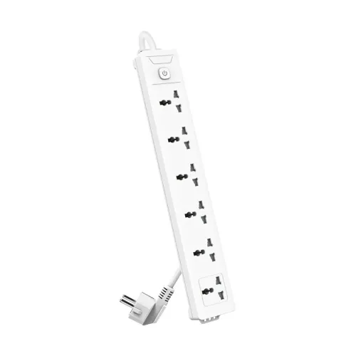 Deli ET405 2 Pin 6 Port 3 Meter Power Strip