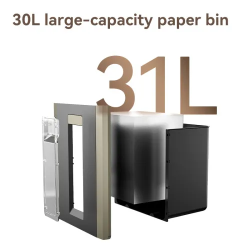 Deli ET099 25 Sheets 31L Paper Shredder