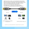 Dtech DT-HF8020KF 20 Meter 8K HDMI Armor Fiber Optic Cable With Waterproof Shell