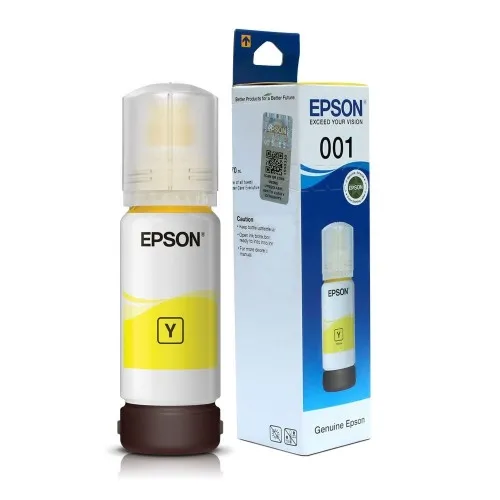 Epson 001 T03Y4 70ml Yellow Ink Bottle (Bundle With Full Set)