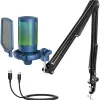 FIFINE AmpliGame A6T RGB USB Condenser Microphone With Boom Arm