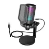 FIFINE AmpliGame A6T RGB USB Condenser Microphone With Boom Arm