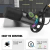 FIFINE K658 RGB USB Dynamic Cardioid Gaming Microphone