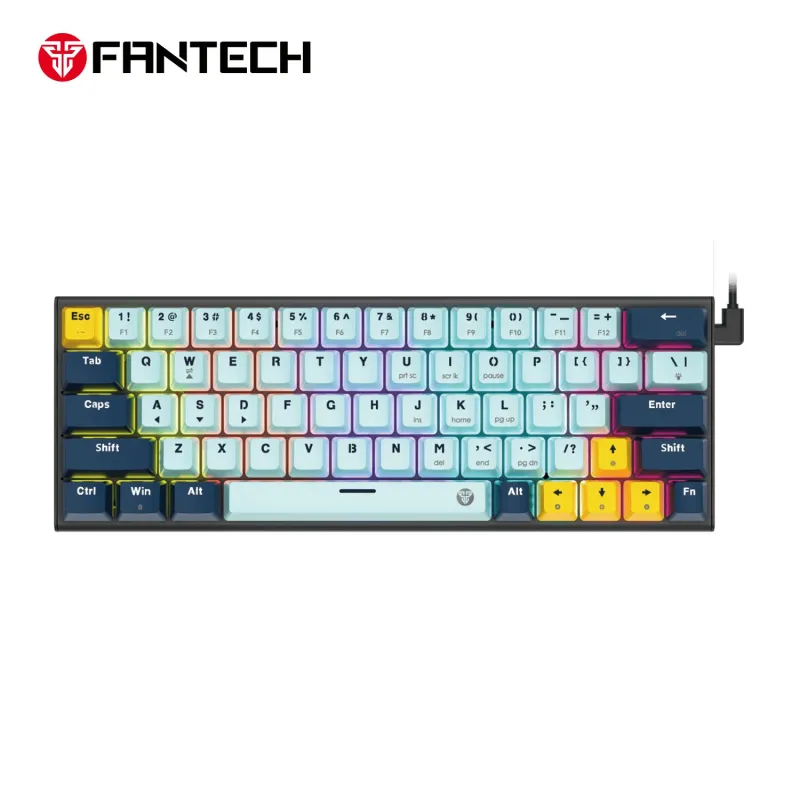 Fantech ATOM63 MK874V2 Blue Switch RGB Gaming Mechanical Keyboard