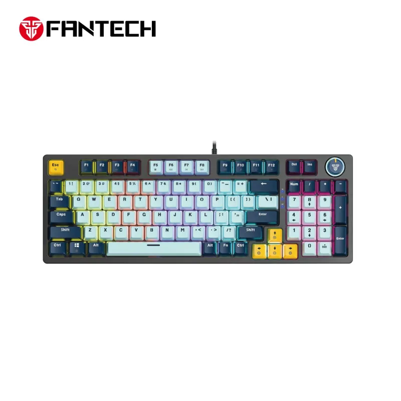 Fantech ATOM96 MK890V2 Blue Switch RGB Gaming Mechanical Keyboard