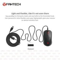 Fantech Helios UX3 Macro RGB Gaming Mouse