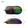 Fantech Hive UX2 6 Buttons 7 Mode USB RGB Gaming Mouse Black