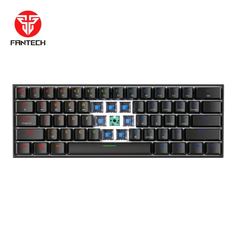 Fantech MAXFIT61 MK857 Blue Switch RGB Mechanical Keyboard