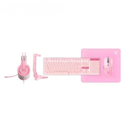 Fantech P51 Sakura Edition 5 In 1 Gaming Combo Pink