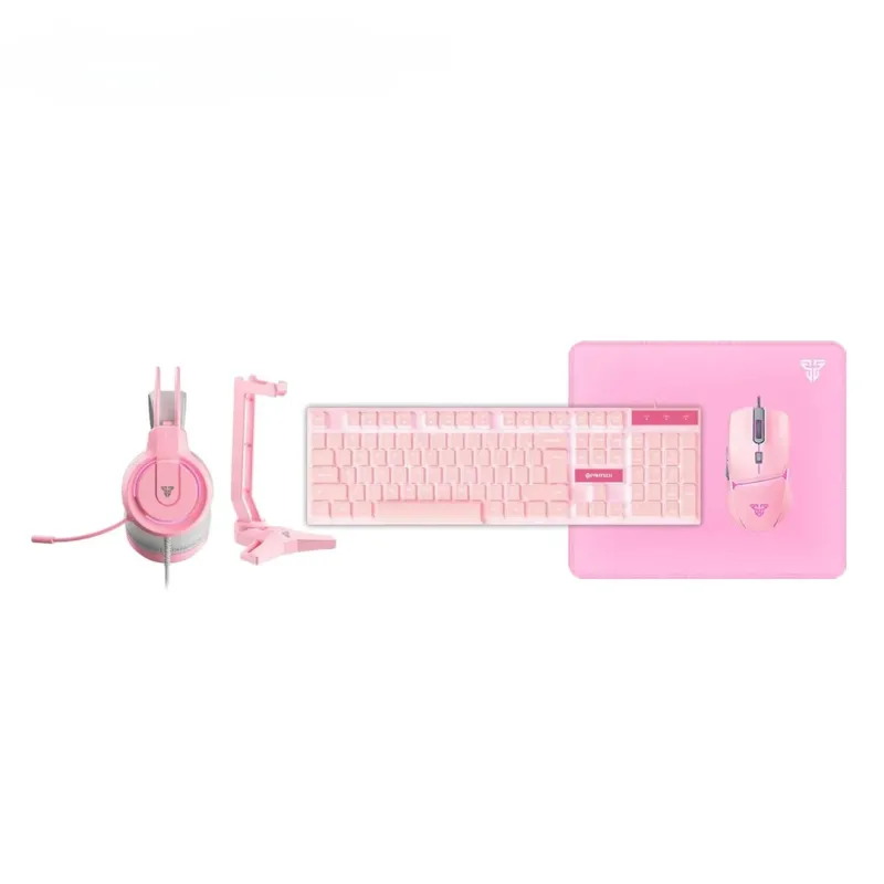 Fantech P51 Sakura Edition 5 In 1 Gaming Combo Pink