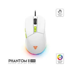 Fantech PHANTOM II VX6 Ergonomic Macro RGB Gaming Mouse White