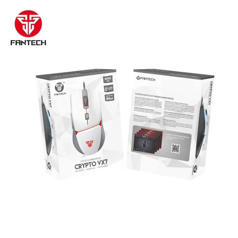 Fantech VX7 Crypto 6 Button USB Gaming Mouse