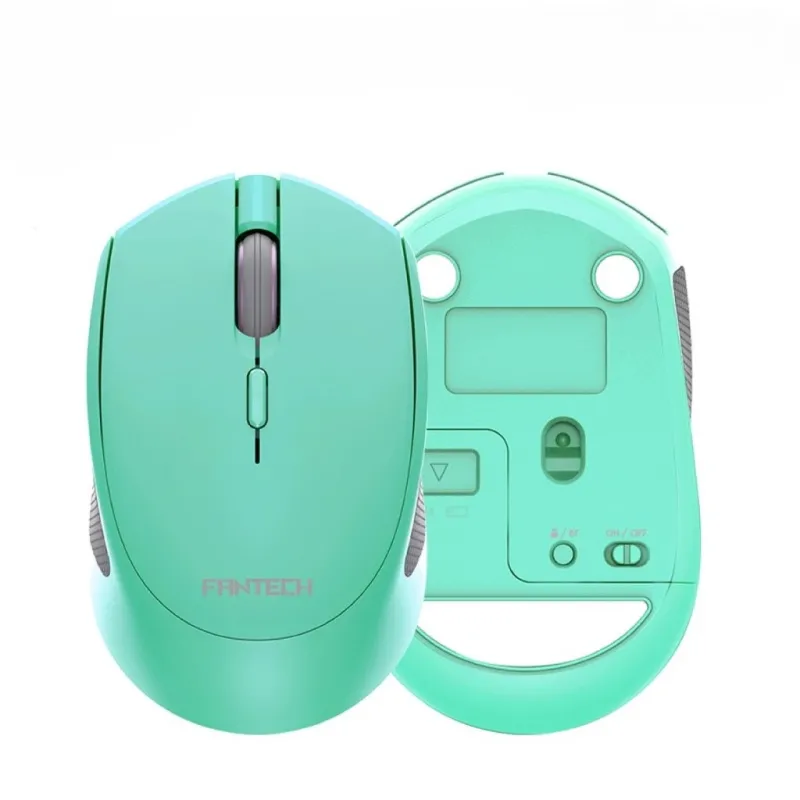 Fantech W190 Dual Mode 2.4Ghz Bluetooth Wireless Mouse Mint Edition