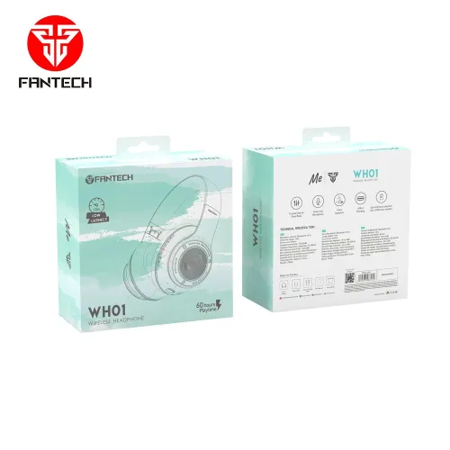 Fantech WH01 Mint Edition Stereo Bluetooth Wireless Gaming Headphone