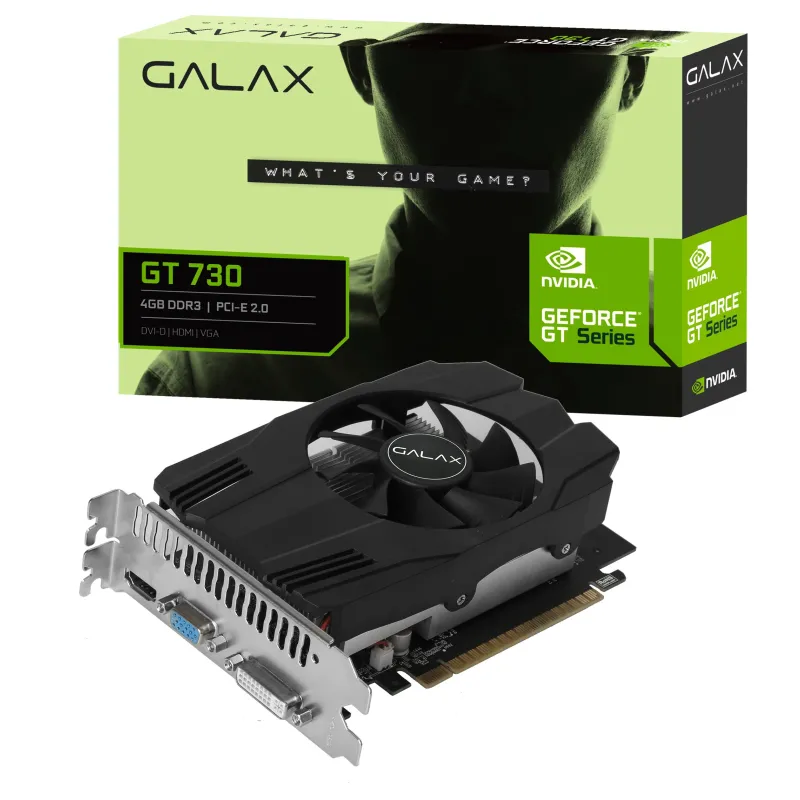 GALAX GEFORCE GT 730 4GB DDR3 Graphics Card (No Warranty)