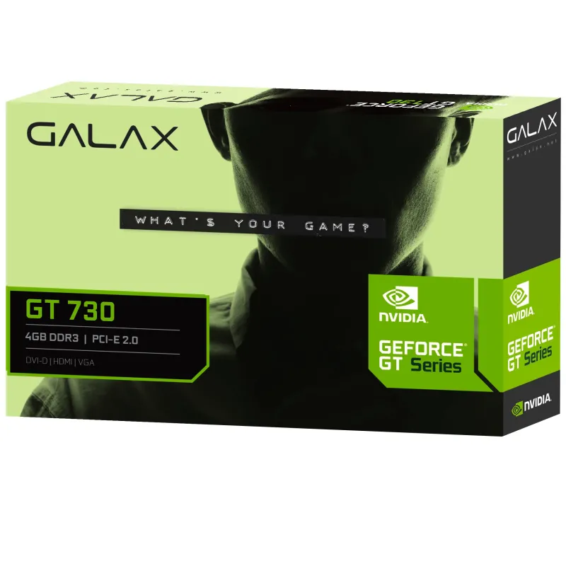 GALAX GEFORCE GT 730 4GB DDR3 Graphics Card (No Warranty)