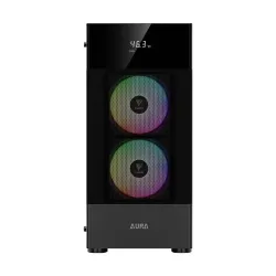 Gamdias AURA GC5 Digital Display Mesh RGB Mid-Tower ATX Gaming Casing