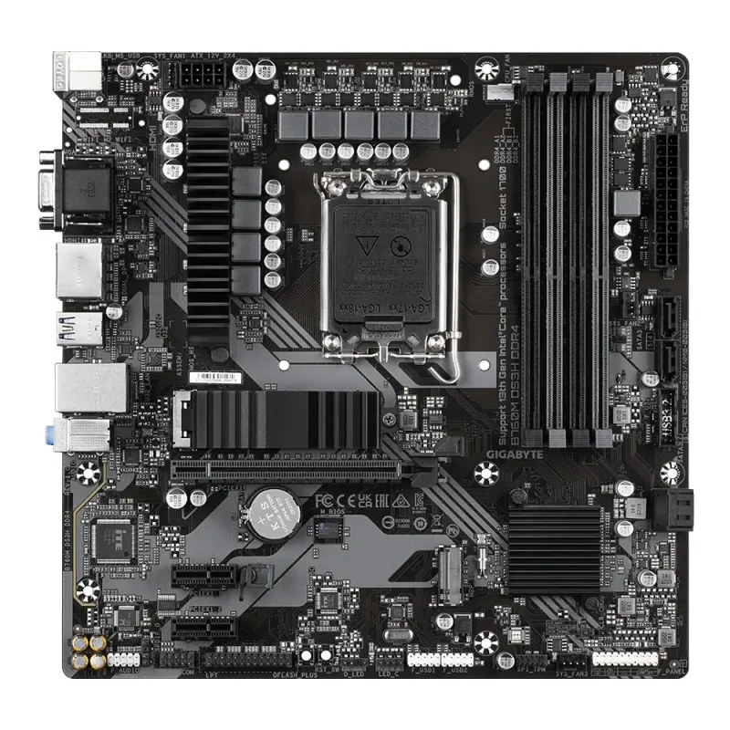 GIGABYTE B760M DS3H DDR4 mATX Motherboard