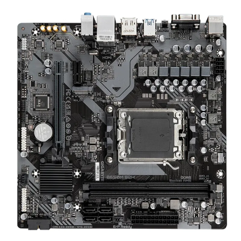 GIGABYTE B650M S2H AM5 Micro-ATX Motherboard
