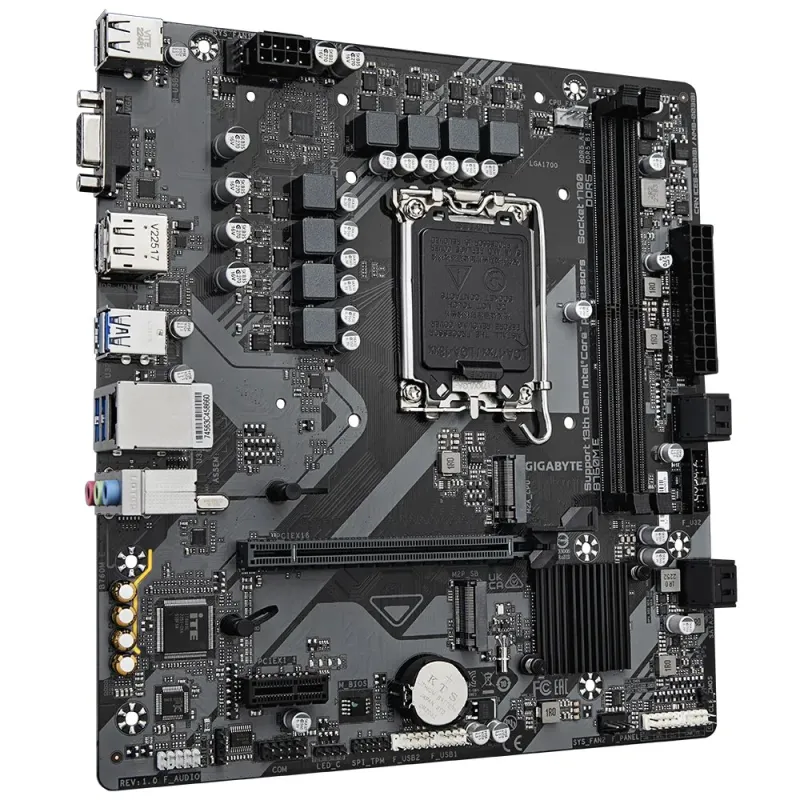 GIGABYTE B760M E DDR5 Micro ATX Motherboard