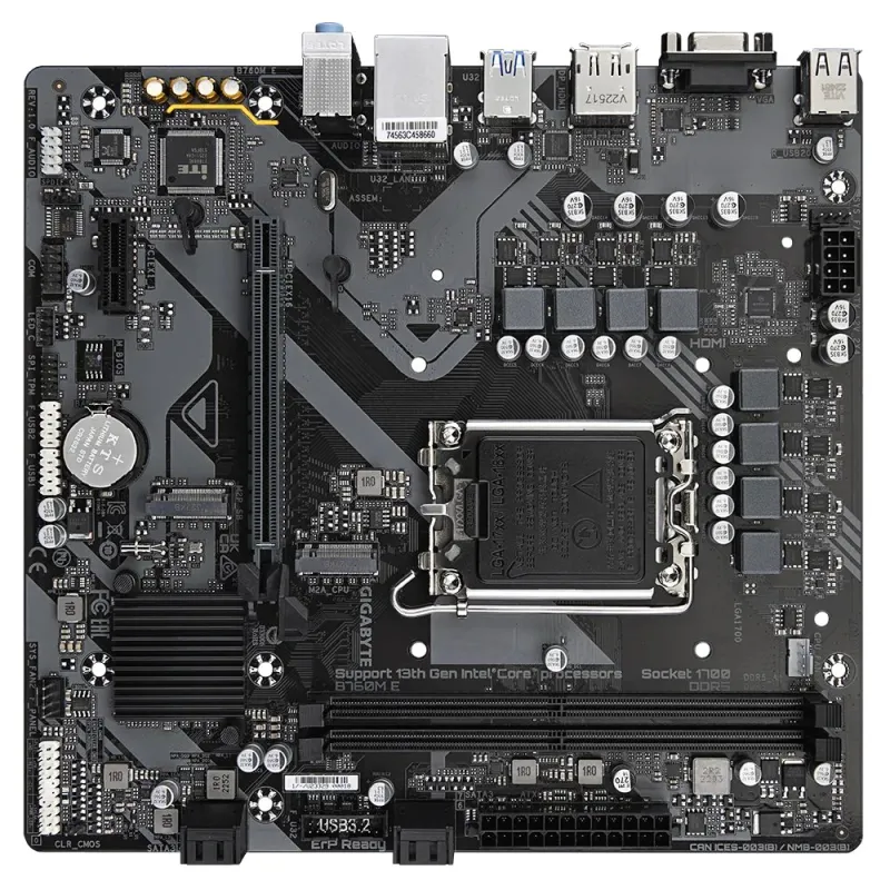 GIGABYTE B760M E DDR5 Micro ATX Motherboard