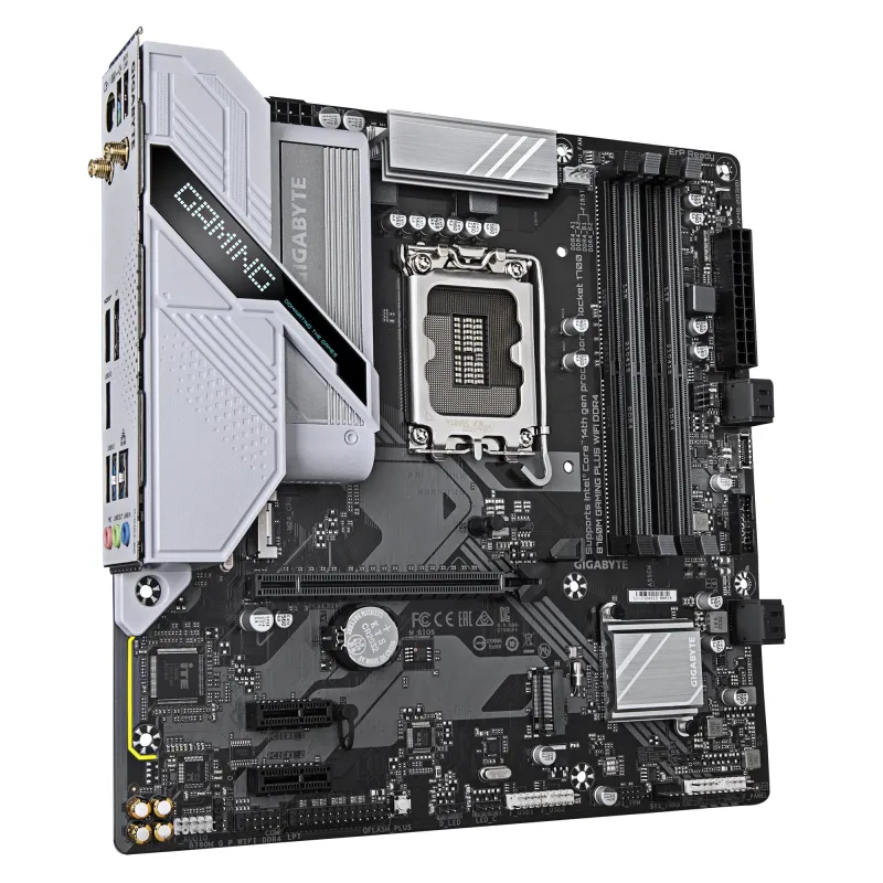 GIGABYTE B760M GAMING PLUS WIFI DDR4 Micro ATX Motherboard