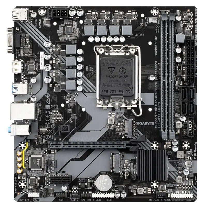 GIGABYTE B760M H DDR5 Micro ATX Motherboard
