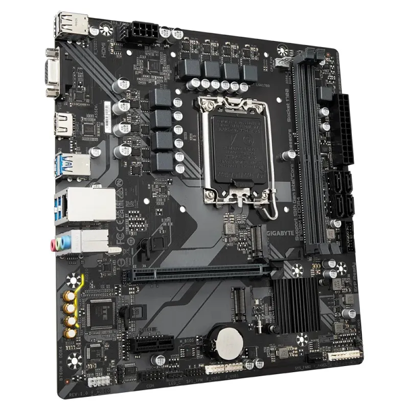 GIGABYTE B760M H DDR5 Micro ATX Motherboard