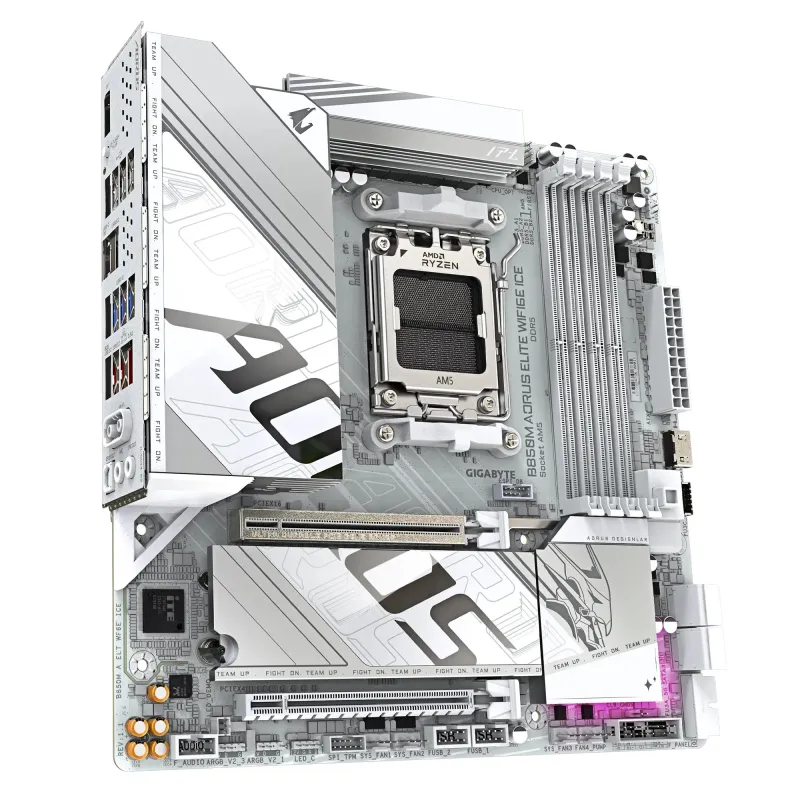 GIGABYTE B850M AORUS ELITE WIFI6E ICE AMD AM5 DDR5 Micro ATX Motherboard