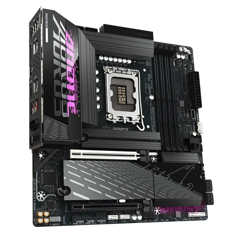 GIGABYTE B860M AORUS ELITE WIFI6E LGA1851 Micro ATX Motherboard
