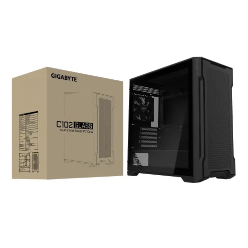GIGABYTE C102G GLASS Mid Tower Gaming Casing
