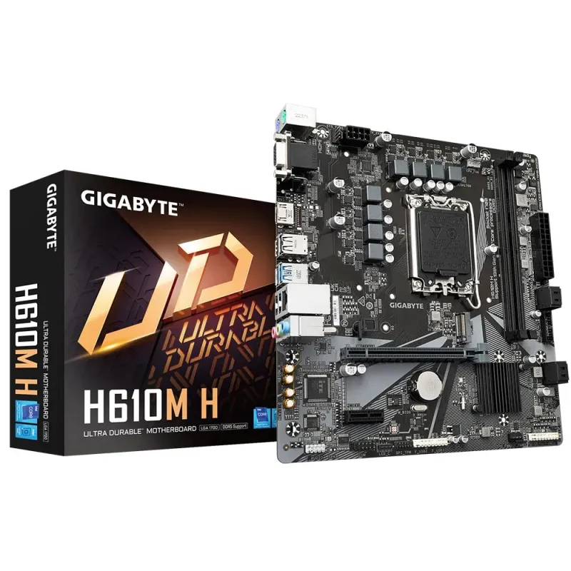 GIGABYTE H610M H DDR5 mATX Motherboard