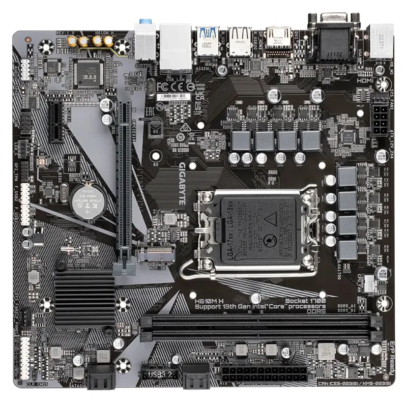 GIGABYTE H610M H DDR5 mATX Motherboard