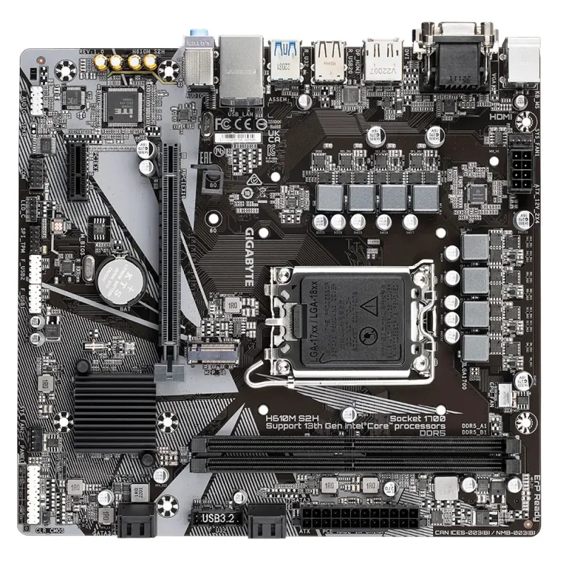 GIGABYTE H610M S2H DDR5 mATX Motherboard