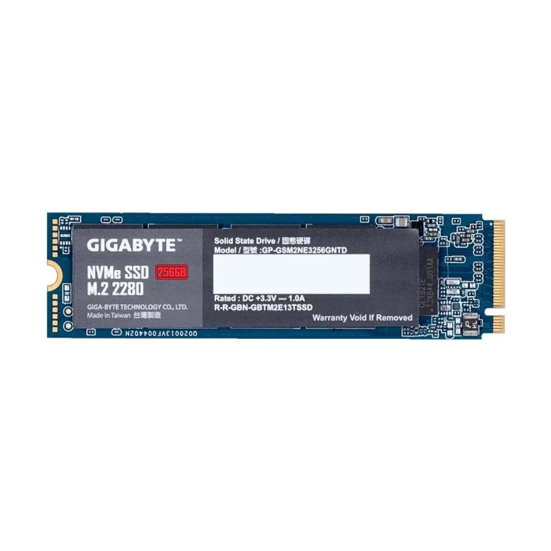 Gigabyte 256GB NVMe M.2 SSD
