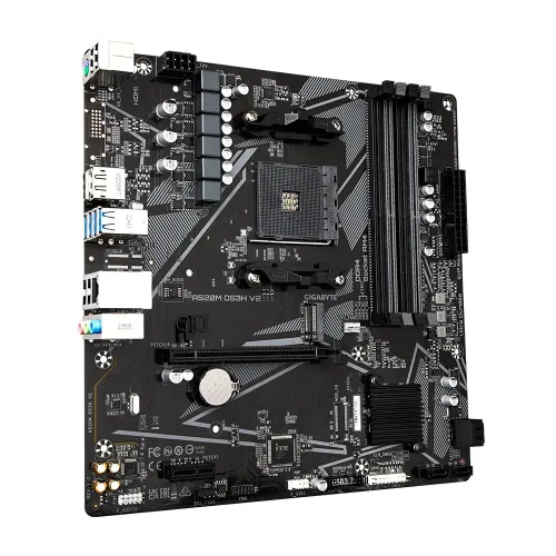Gigabyte A520M DS3H V2 Micro-ATX DDR4 AMD AM4 Motherboard
