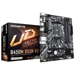 Gigabyte B450M DS3H V3 AMD AM4 Micro ATX Motherboard