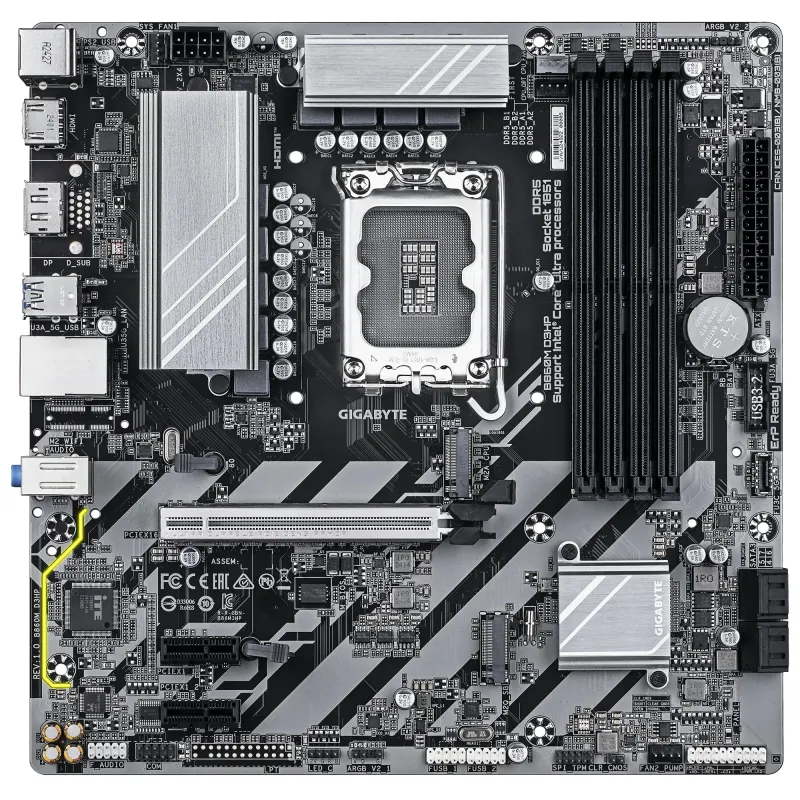 Gigabyte B860M D3HP LGA1851 Micro ATX Motherboard