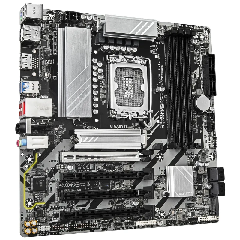 Gigabyte B860M DS3H WIFI6E LGA1851 Micro ATX Motherboard