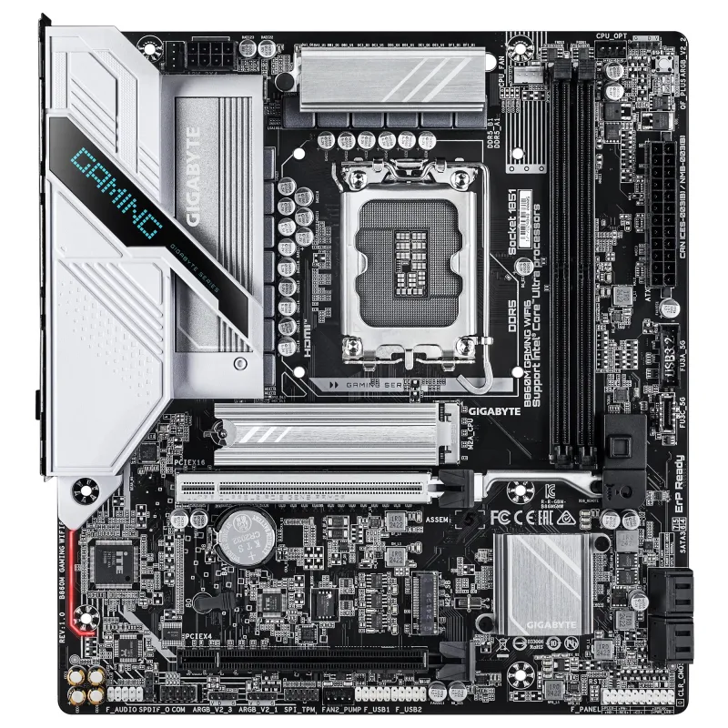 Gigabyte B860M GAMING WIFI6 LGA 1851 MATX Motherboard