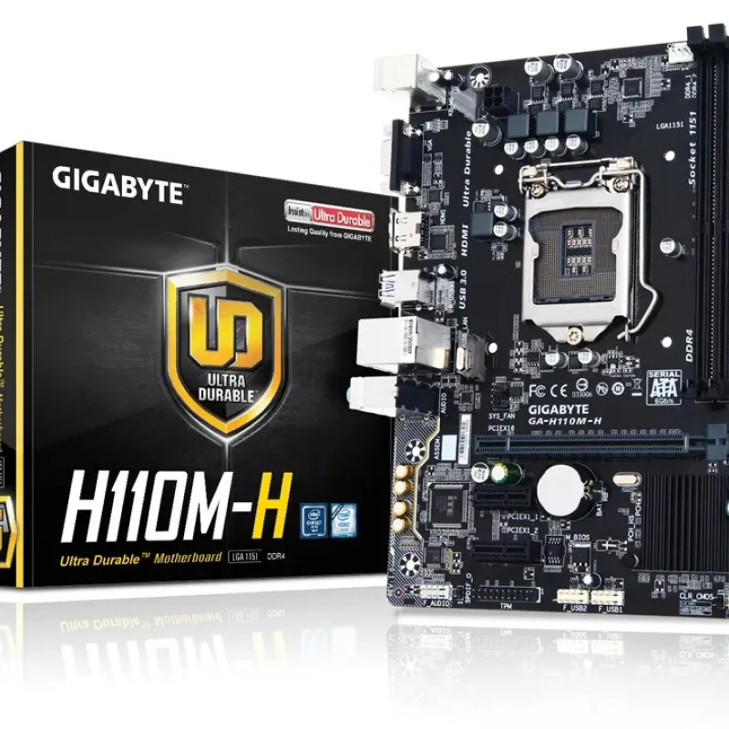 Gigabyte GA-H110M-H Micro ATX Motherboard