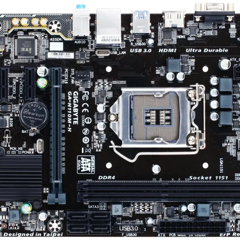 Gigabyte GA-H110M-H Micro ATX Motherboard