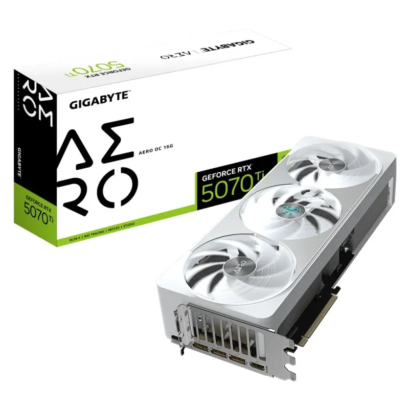 Gigabyte GeForce RTX 5070 Ti AERO OC 16G GDDR7 Graphics Card
