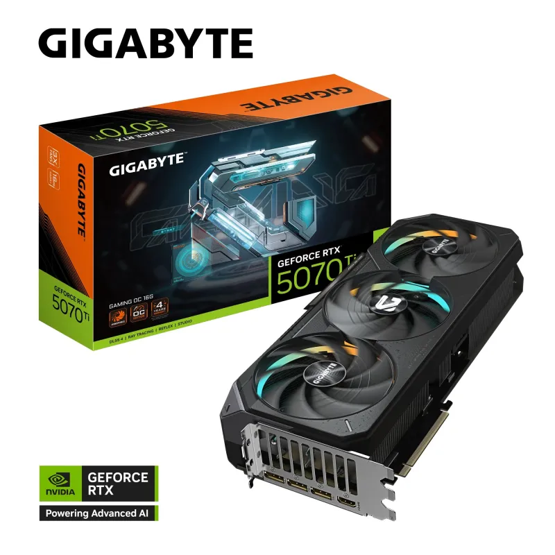 Gigabyte GeForce RTX 5070 Ti GAMING OC 16G GDDR7 Graphics Card
