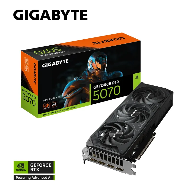 Gigabyte GeForce RTX 5070 WINDFORCE SFF 12GB GDDR7 Graphics Card