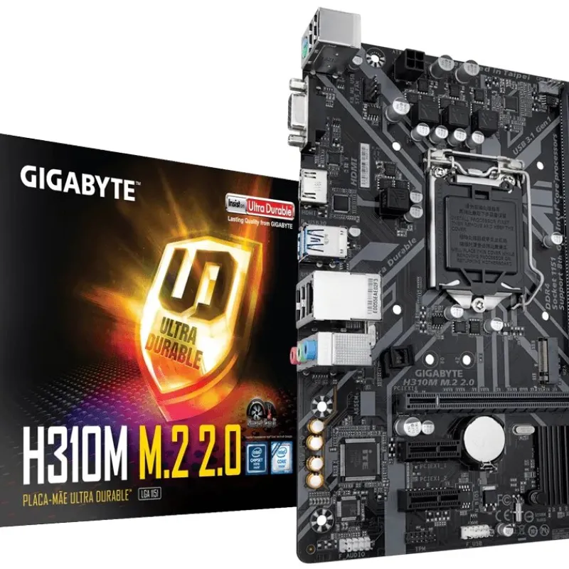 Gigabyte H310M M.2 9th Gen Micro ATX Motherboard