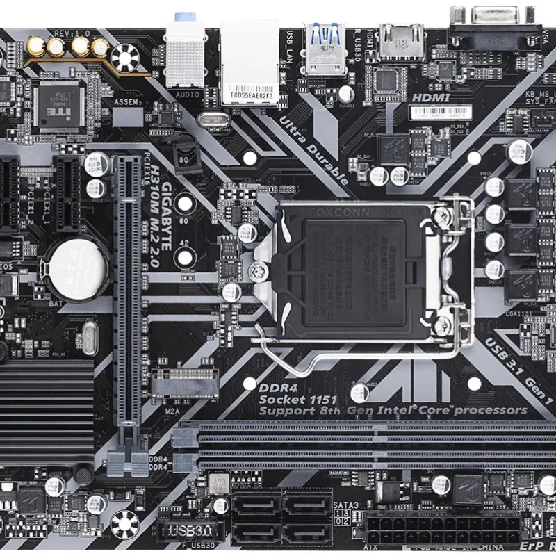 Gigabyte H310M M.2 9th Gen Micro ATX Motherboard