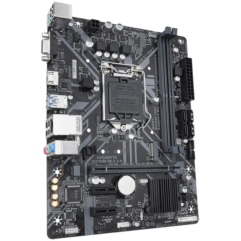 Gigabyte H310M M.2 9th Gen Micro ATX Motherboard