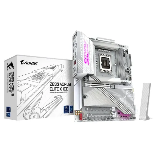 Gigabyte Z890 AORUS ELITE X ICE WIFI7 LGA 1851 ATX Motherboard